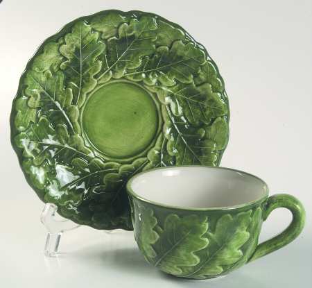 Foglia Flat Cup & Saucer Set