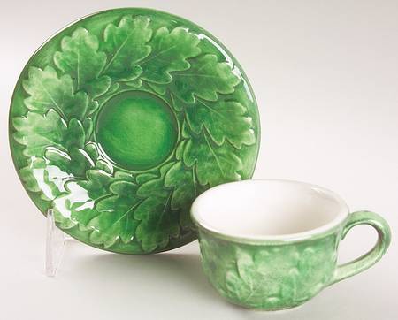 Foglia Flat Demitasse Cup & Saucer Set