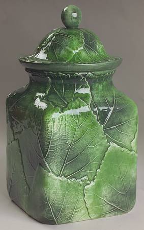 Foglia Fresca Large Canister & Lid