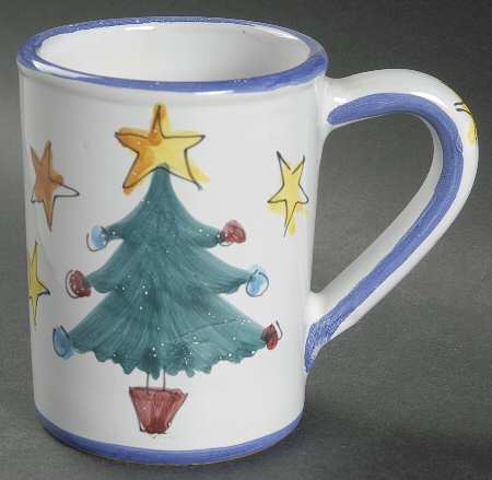 Natale (Blue Trim) Mug