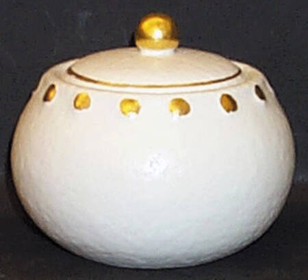 Palladio Gold Sugar Bowl & Lid