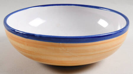 Rainbow Pumpkin 8" Soup/Pasta Bowl