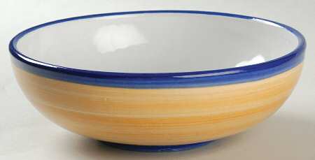Rainbow Pumpkin 8" Round Vegetable Bowl
