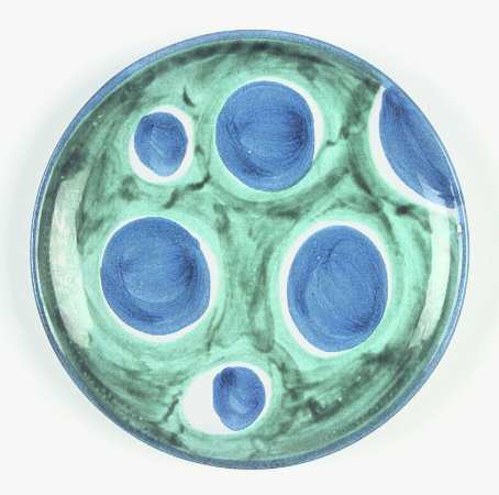 Rainbow Sea Green Accent Salad Plate