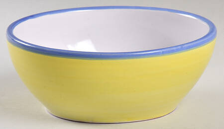 Rainbow Sunburst Yellow Soup/Cereal Bowl