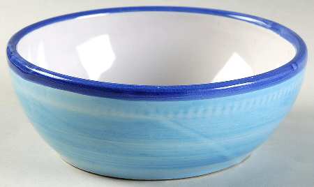 Rainbow Turquoise Soup/Cereal Bowl