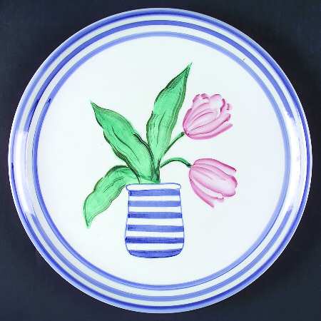 Tulipani D'Acqua Dinner Plate
