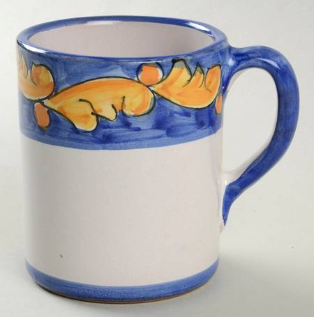 Florentine Blue and Yellow Mug