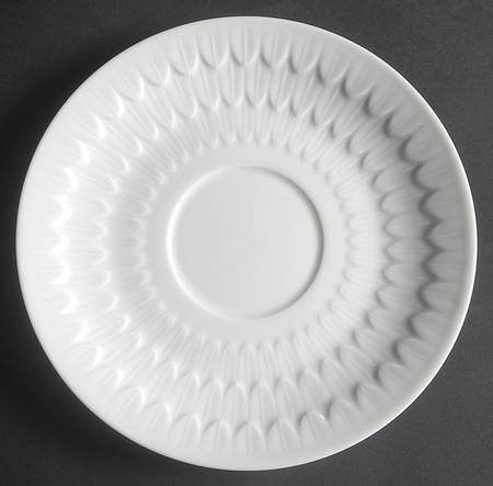 Florence (White Undecorated) Saucer for Oversized Cup