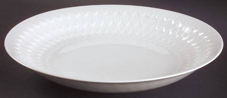 Florence (White Undecorated) Large Fruit Bowl