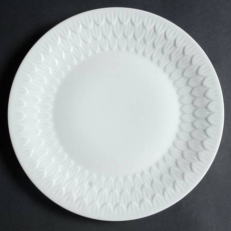 Florence (White Undecorated) Dinner Plate