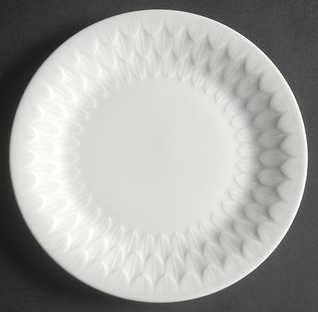 Florence (White Undecorated) Bread & Butter Plate