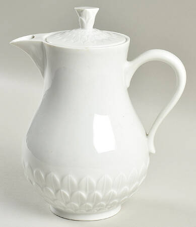 Florence (White Undecorated) Coffee Pot & Lid