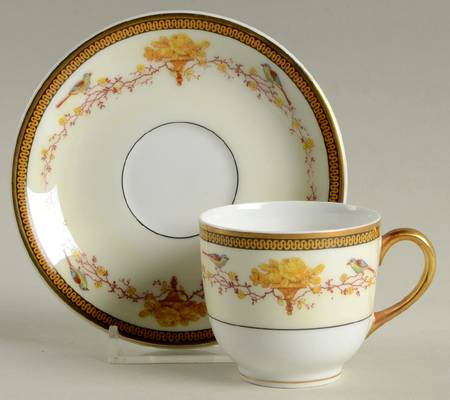 VIG2 Flat Demitasse Cup & Saucer Set