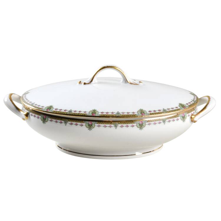 VIG56 Oval Covered Vegetable