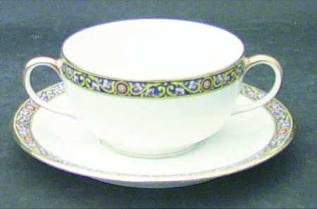 VIG6 Flat Bouillon Cup & Saucer