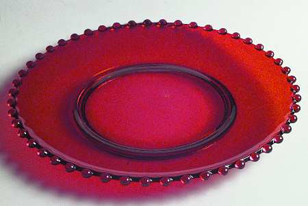 Candlewick Ruby Service Plate