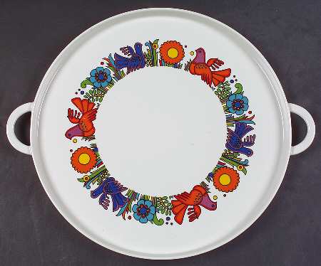 Acapulco (Older, Milano Shape) 12" Chop Plate (Round Platter) by Villeroy & Boch