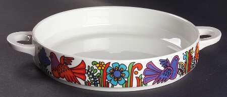Acapulco (Older, Milano Shape) 7" Round Open Casserole by Villeroy & Boch
