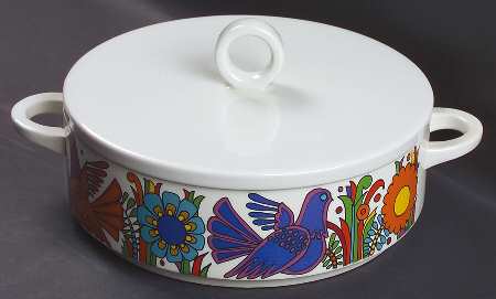 Acapulco (Older, Milano Shape) 1.5 Qt Round Covered Casserole by Villeroy & Boch