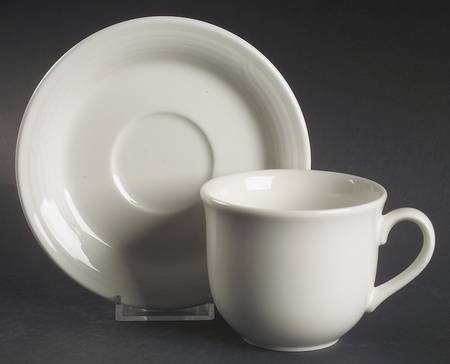 Adriana Flat Cup & Saucer Set
