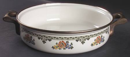 Alt Amsterdam Low Metal Covered Casserole 3 Quart No Lid
