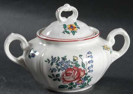 Alsace Mini Sugar Bowl & Lid