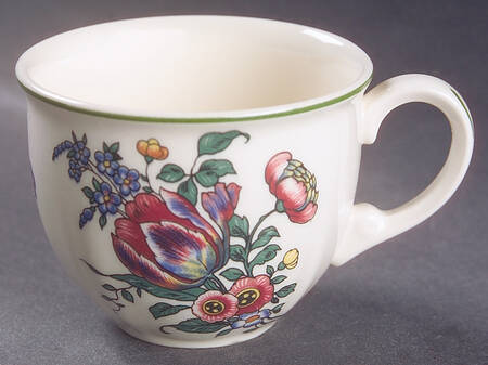 Alt Strassburg (Trim Off Edge) Flat Demitasse Cup