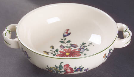 Alt Strassburg (Trim Off Edge) Footed Cream Soup Bowl