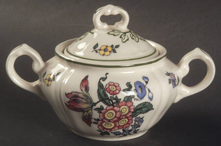 Alt Strassburg (Trim Off Edge) Mini Sugar Bowl & Lid