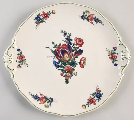 Alt Strassburg (Trim Off Edge) Handled Cake Plate