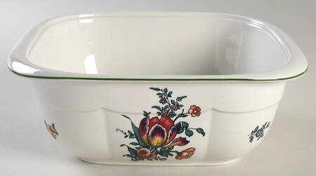 Alt Strassburg (Trim Off Edge) 2.5 Quart Square Microwave Baker No Lid