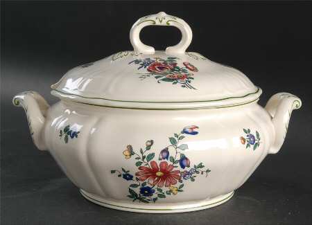 Alt Strassburg (Trim Off Edge) Round Covered Vegetable