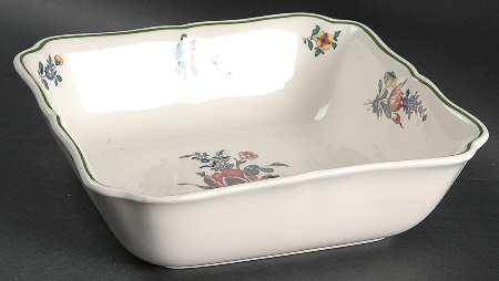 Alt Strassburg (Trim Off Edge) 8" Square Vegetable Bowl