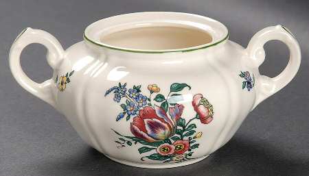 Alt Strassburg (Trim Off Edge) Sugar Bowl No Lid
