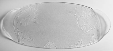 Amapola Glassware Sandwich Tray