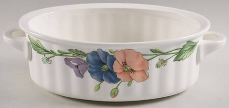 Amapola 2 Quart Oval Covered Casserole No Lid