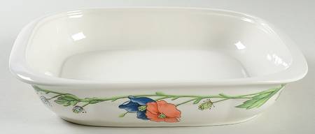 Amapola 2 Quart Square Microwave Baker No Lid
