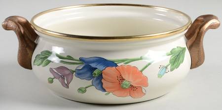 Amapola 1 Quart Metal Covered Casserole No Lid