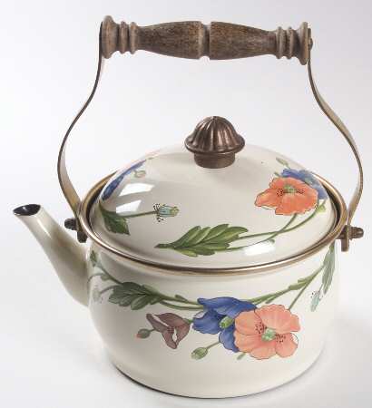Amapola Metal Kettle & Lid