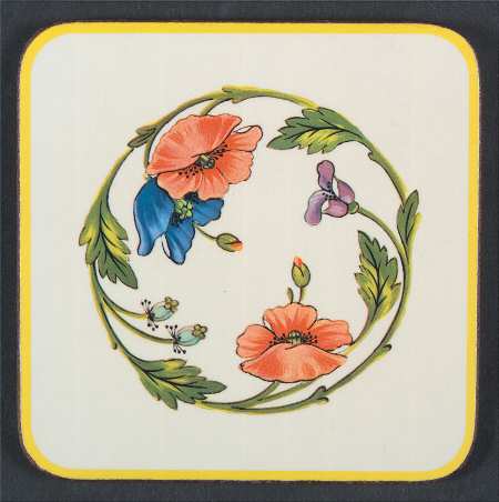 Amapola Cork Back Square Coaster by Villeroy & Boch