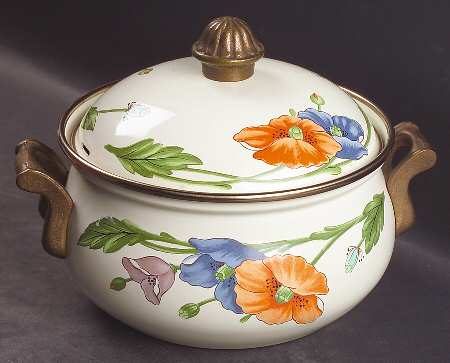 Amapola 1.5 Quart Metal Covered Casserole