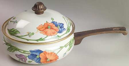 Amapola 2.5 Quart Metal Covered Saucepan