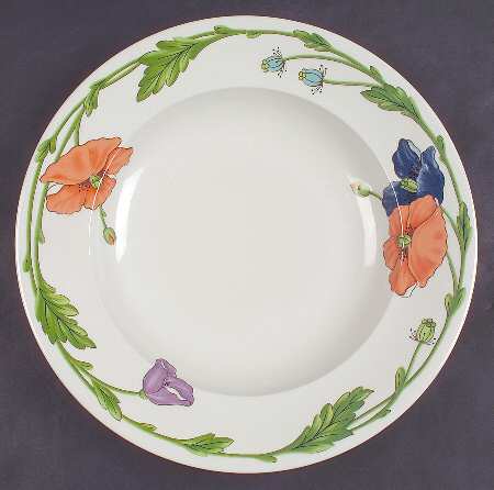 Amapola Deep Round Platter