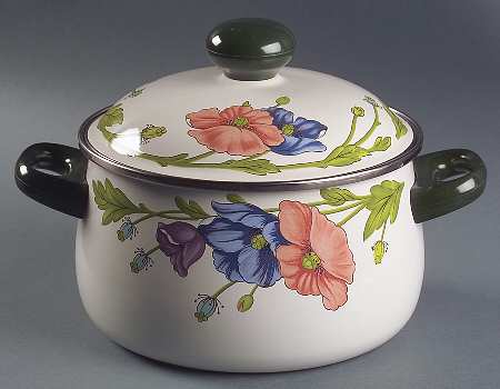 Amapola 4 Quart Metal Stew Pot