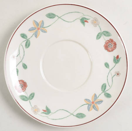 American Sampler Saucer for Oversized Cup