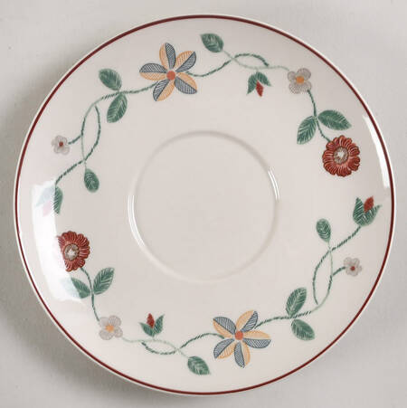 American Sampler Saucer for Flat Cup