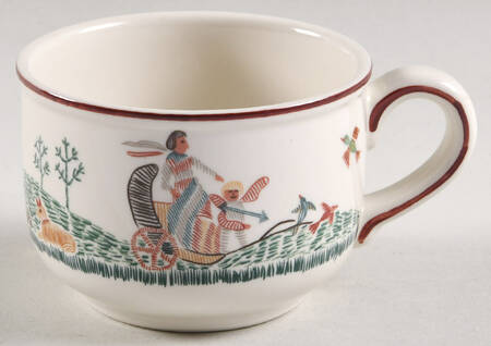 American Sampler Flat Cup