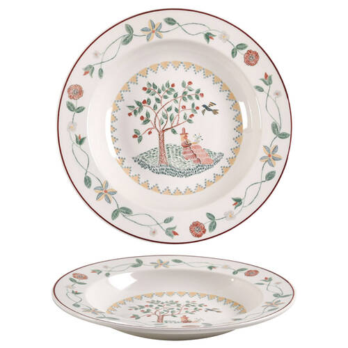American Sampler Rim Soup Bowl by Villeroy & Boch