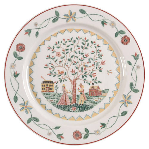 American Sampler Luncheon Plate